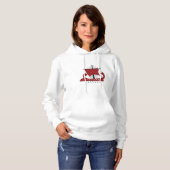 Viking Longship Silhouette Drakkar Ship Hoodie (Voorkant volledig)