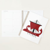 Viking Longship Silhouette Drakkar Ship Planner (Display)