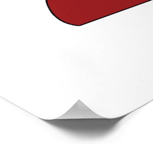 Viking Longship Silhouette Drakkar Ship Poster (Hoek)