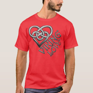 Viking Love Celtic Knot hart T-shirt