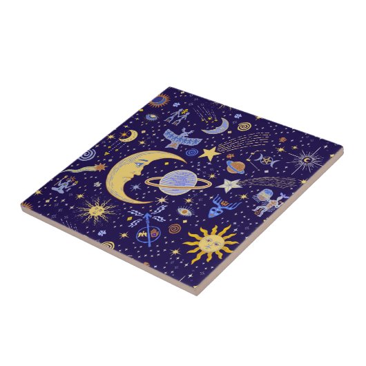 Viking Magic Celestial Dreams Tegeltje (Zijkant)