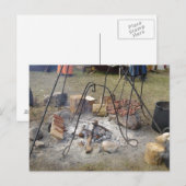 Viking Market Campfire Cooking Briefkaart (Voorkant / Achterkant)