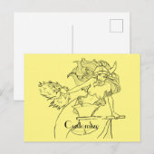 Viking Mermaid Warrior Thunder_Cove Briefkaart (Voorkant / Achterkant)