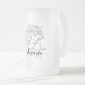 Viking Mermaid Warrior Thunder_Cove Matglas Bierpul (Voorkant rechts)