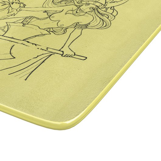 Viking Mermaid Warrior Thunder_Cove Snijplank (Hoek)