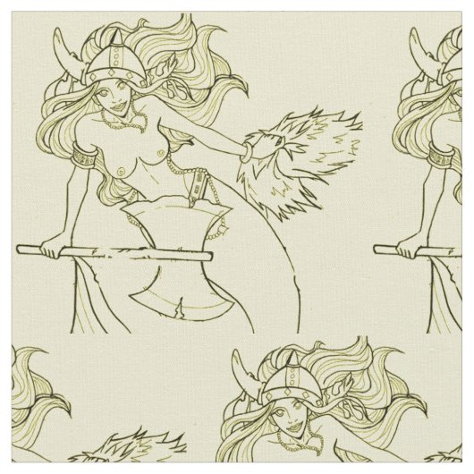 Viking Mermaid Warrior Thunder_Cove Stof (Close Up)