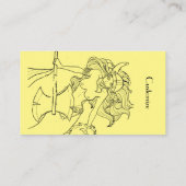 Viking Mermaid Warrior Thunder_Cove Visitekaartje (Achterkant)