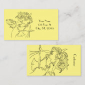 Viking Mermaid Warrior Thunder_Cove Visitekaartje (Voorkant / Achterkant)