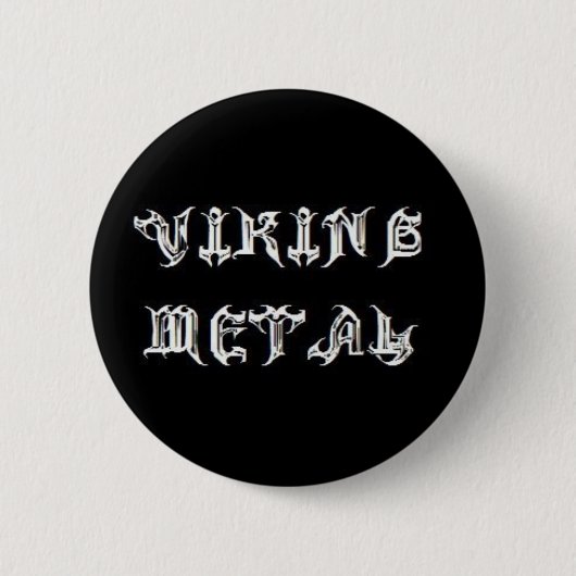 Viking Metal Ronde Button 5,7 Cm (Voorkant)