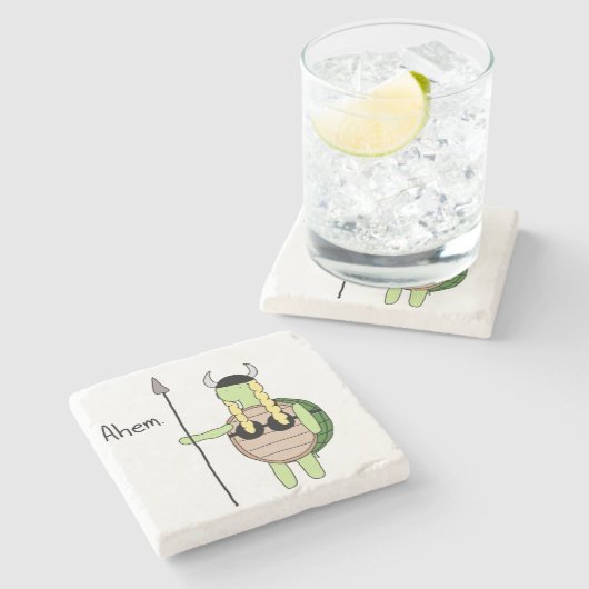 Viking Metal Turtle Onderzetter (Zijkant)