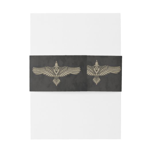 Viking mystieke charme met elegante Keltische knop Uitnodigingen Wikkel (Achterkant Voorbeeld)