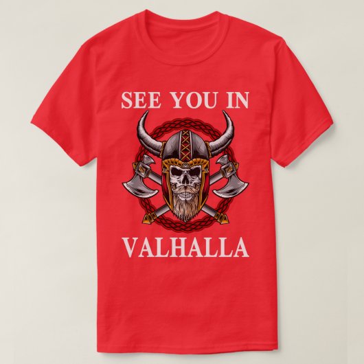 Viking mythology Valhalla gods T-shirt (Design voorkant)
