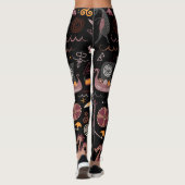 Viking: naadloos, grafisch ontwerp. leggings (Achterkant)