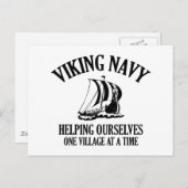 Viking Navy Briefkaart (Voorkant / Achterkant)