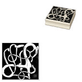 Viking, Noords paardenontwerp Rubberstempel (Gestempeld)