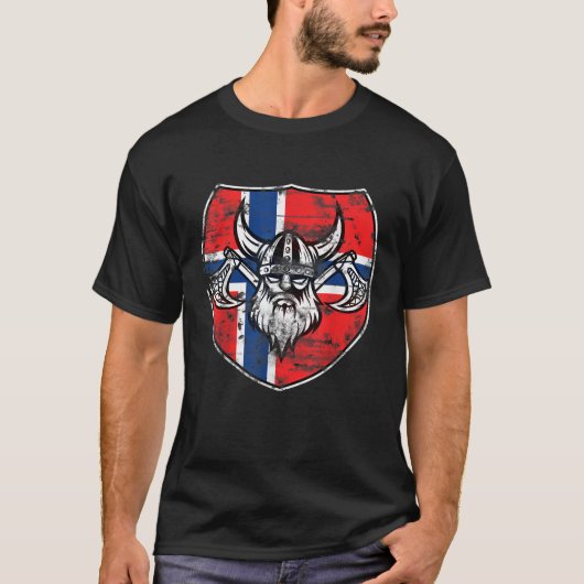 Viking Noorwegen T Shirt (Voorkant)