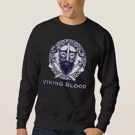 Viking Nordic Gods Valhalla Warrior Trui (Voorkant)