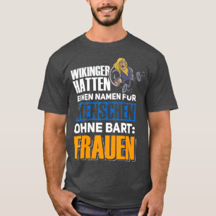 Viking Nordic mythology mensen zonder baard T-shirt