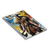 Viking Nordic Scandinavian warrior medieval myth Notitieboek (Rechterzijde)