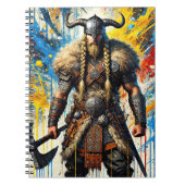 Viking Nordic Scandinavian warrior medieval myth Notitieboek (Voorkant)