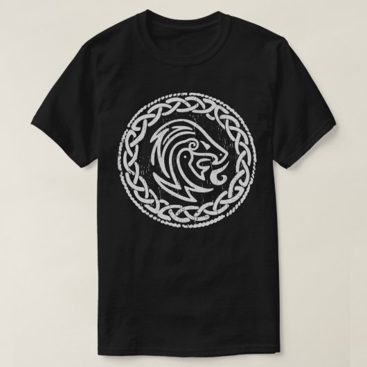 Viking Norse Dragon Token Norsperma Vikings Scandi T-shirt (Design voorkant)
