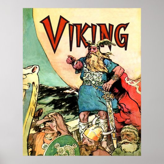 Viking Norse Gods Thor Hoodies Poster (Voorkant)