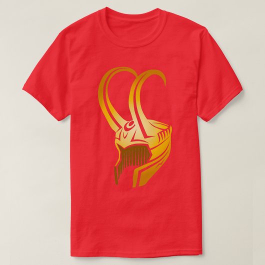 Viking Norse mythology rune helmet T-shirt (Design voorkant)