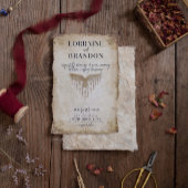 Viking Norse Saga bruiloft uitnodiging