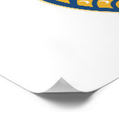 Viking Norse Warrior met zwaard en schild Poster (Hoek)