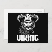 Viking Norse Warrior Scandinavia Valhalla Nordic G Briefkaart (Voorkant / Achterkant)