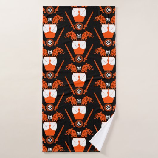 Viking Norsemen Badhanddoek (Badhanddoek)