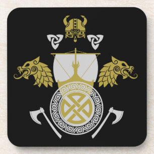 Viking Norsemen Bier Onderzetter