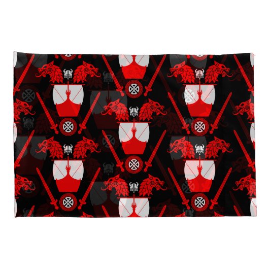 Viking Norsemen Kussensloop (Achterkant-Rechts)