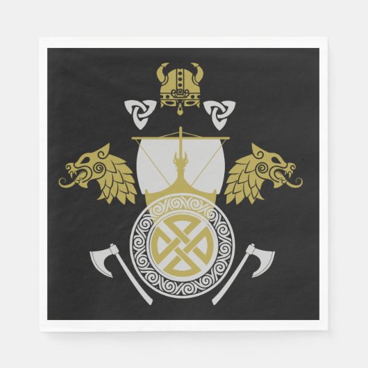 Viking Norsemen Servet (Voorkant)