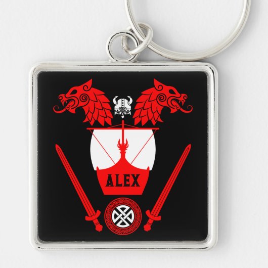 Viking Norsemen Sleutelhanger (Voorkant)