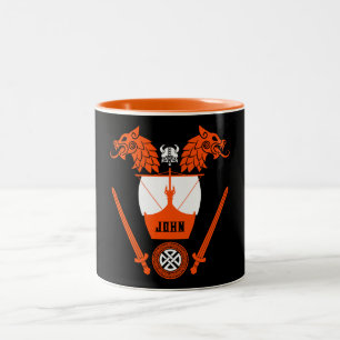 Viking Norsemen Tweekleurige Koffiemok