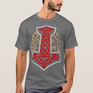 Viking Norway Noors Scandinavian Mjolnir Hamme T-shirt