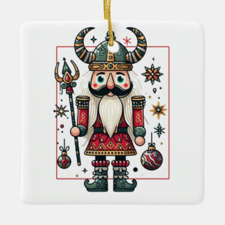 Viking Notenkraker Keramisch Ornament