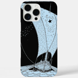 Viking Ocean Sailboot Blue iPhone 16 Pro Max Hoesje