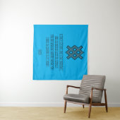Viking Odin Old Norse Quote Banner Tapestry Flag Wandkleed (In Situ (horizontaal))