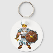 Viking of Gallische krijger Sleutelhanger (Achterkant)