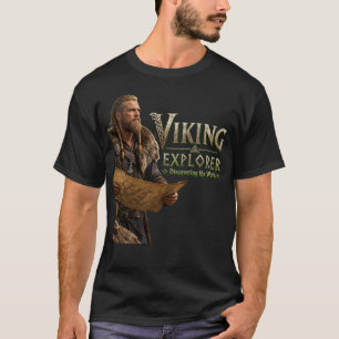 Viking Ontdekkingsreiziger Norse Vegvis T-shirt