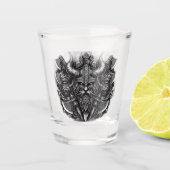 Viking-ontwerp Shot Glas (Voorkant)