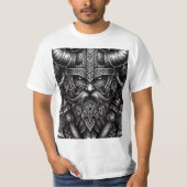 Viking-ontwerp T-shirt (Voorkant)