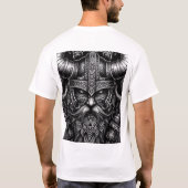 Viking-ontwerp T-shirt (Achterkant)