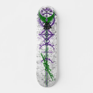 Viking ontwerp van vuilniszak persoonlijk skateboard