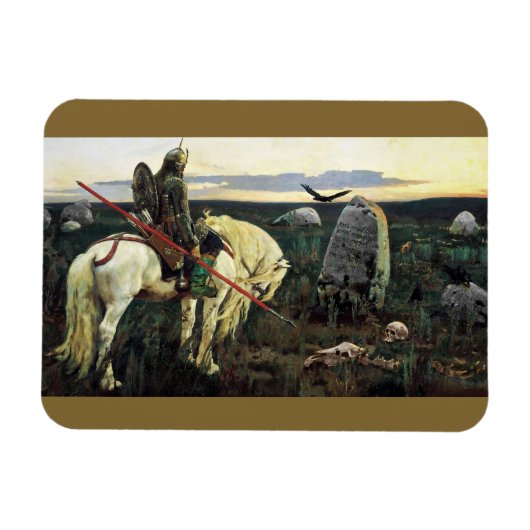 Viking op de Crossroad Magneet (Horizontaal)