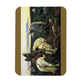 Viking op de Crossroad Magneet (Verticaal)