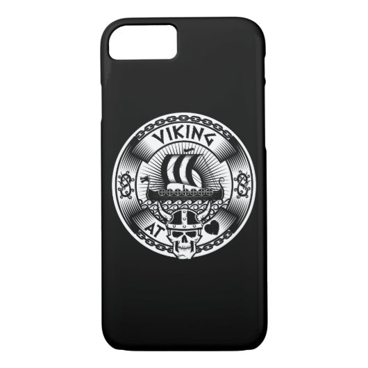 Viking op het hart Case-Mate iPhone case (Achterkant)