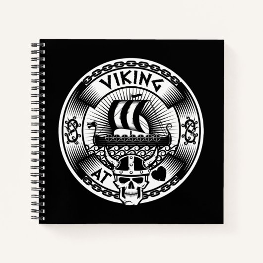 Viking op het hart notitieboek (Voorkant)